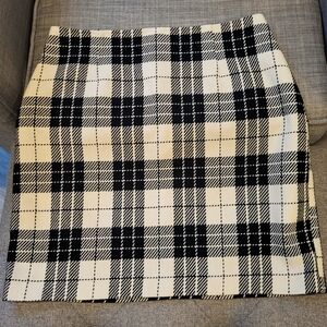 WHBM plaid skirt